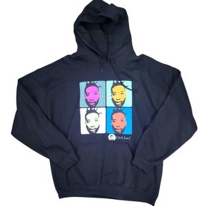 Ol' Dirty Bastard Black Graphic Print Hoodie Size Large